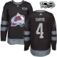 Miesten Colorado Avalanche Tyson Barrie 4 Pelipaita 1917-2017 100th Anniversary Patch Musta Authentic