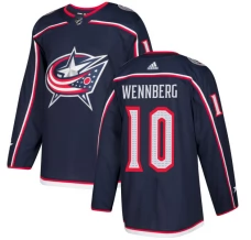 Miesten Columbus Blue Jackets Alexander Wennberg 10 Pelipaita Navy Authentic