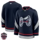 Miesten Columbus Blue Jackets Blank Pelipaita 2025 Stadium Series Patch Navy Premium Vaihtoehtoinen