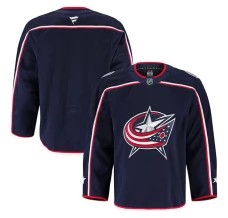 Miesten Columbus Blue Jackets Blank Pelipaita Navy Authentic Pro Koti