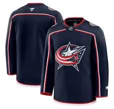 Miesten Columbus Blue Jackets Blank Pelipaita Navy Premium Koti