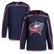 Miesten Columbus Blue Jackets Blank Pelipaita Primegreen Navy Authentic Koti