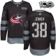 Miesten Columbus Blue Jackets Boone Jenner 38 Pelipaita 1917-2017 100th Anniversary Patch Musta Authentic