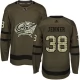 Miesten Columbus Blue Jackets Boone Jenner 38 Pelipaita Camo Green Authentic