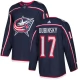 Miesten Columbus Blue Jackets Brandon Dubinsky 17 Pelipaita Navy Authentic