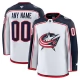 Miesten Columbus Blue Jackets Custom Pelipaita Valkoinen Premium Vieras