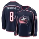 Miesten Columbus Blue Jackets Jackets Zach 8 Pelipaita Navy Breakaway Koti
