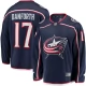 Miesten Columbus Blue Jackets Justin Danforth 17 Pelipaita Navy Breakaway Koti