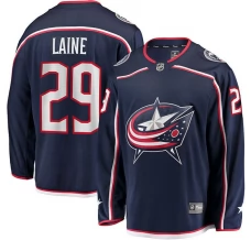 Miesten Columbus Blue Jackets Patrik Laine 29 Pelipaita Navy Breakaway Koti