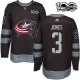 Miesten Columbus Blue Jackets Seth Jones 3 Pelipaita 1917-2017 100th Anniversary Patch Musta Authentic