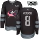 Miesten Columbus Blue Jackets Zach Werenski 8 Pelipaita 1917-2017 100th Anniversary Patch Musta Authentic