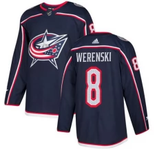 Miesten Columbus Blue Jackets Zach Werenski 8 Pelipaita Navy Authentic
