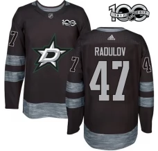 Miesten Dallas Stars Alexander Radulov 47 Pelipaita 1917-2017 100th Anniversary Patch Musta Authentic