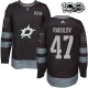 Miesten Dallas Stars Alexander Radulov 47 Pelipaita 1917-2017 100th Anniversary Patch Musta Authentic