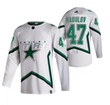 Miesten Dallas Stars Alexander Radulov 47 Pelipaita 2020-21 Reverse Retro Valkoinen Authentic