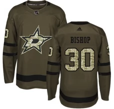 Miesten Dallas Stars Ben Bishop 30 Pelipaita Camo Green Authentic