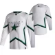 Miesten Dallas Stars Blank Pelipaita 2020-21 Reverse Retro Valkoinen Authentic
