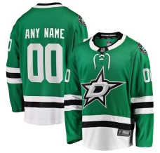 Miesten Dallas Stars Custom Pelipaita Vihreä Breakaway Koti