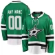 Miesten Dallas Stars Custom Pelipaita Vihreä Breakaway Koti