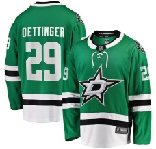 Miesten Dallas Stars Jake Oettinger 29 Pelipaita Vihreä Breakaway Koti