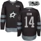 Miesten Dallas Stars Jamie Benn 14 Pelipaita 1917-2017 100th Anniversary Patch Musta Authentic