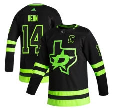 Miesten Dallas Stars Jamie Benn 14 Pelipaita 2020-21 Musta Authentic