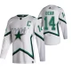 Miesten Dallas Stars Jamie Benn 14 Pelipaita 2020-21 Reverse Retro Valkoinen Authentic
