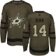 Miesten Dallas Stars Jamie Benn 14 Pelipaita Camo Green Authentic