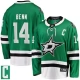 Miesten Dallas Stars Jamie Benn 14 Pelipaita Captain Patch Vihreä Breakaway Koti