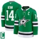 Miesten Dallas Stars Jamie Benn 14 Pelipaita Captain Patch Vihreä Premium Koti