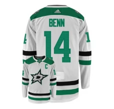 Miesten Dallas Stars Jamie Benn 14 Pelipaita Valkoinen Authentic