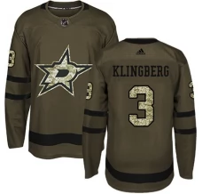 Miesten Dallas Stars John Klingberg 3 Pelipaita Camo Green Authentic