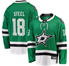 Miesten Dallas Stars Sam Steel 18 Pelipaita Vihreä Premier Breakaway Koti