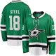 Miesten Dallas Stars Sam Steel 18 Pelipaita Vihreä Premier Breakaway Koti