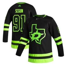 Miesten Dallas Stars Tyler Seguin 91 Pelipaita 2020-21 Musta Authentic