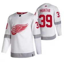 Miesten Detroit Red Wings Anthony Mantha 39 Pelipaita 2020-21 Reverse Retro Valkoinen Authentic
