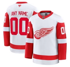 Miesten Detroit Red Wings Custom Pelipaita Valkoinen Premium Vieras