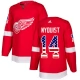 Miesten Detroit Red Wings Gustav Nyquist 14 Pelipaita USA Flag Fashion Punainen Authentic