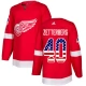 Miesten Detroit Red Wings Henrik Zetterberg 40 Pelipaita USA Flag Fashion Punainen Authentic