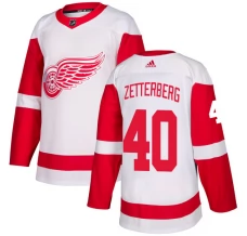 Miesten Detroit Red Wings Henrik Zetterberg 40 Pelipaita Valkoinen Authentic