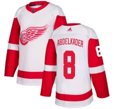 Miesten Detroit Red Wings Justin Abdelkader 8 Pelipaita Valkoinen Authentic