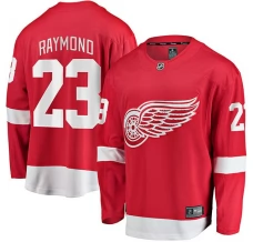 Miesten Detroit Red Wings Lucas Raymond 23 Pelipaita Punainen Breakaway Koti