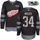 Miesten Detroit Red Wings Petr Mrazek 34 Pelipaita 1917-2017 100th Anniversary Patch Musta Authentic