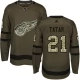 Miesten Detroit Red Wings Tomas Tatar 21 Pelipaita Camo Green Authentic