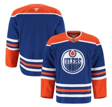 Miesten Edmonton Oilers Blank Pelipaita Royal Authentic Pro Koti