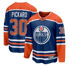 Miesten Edmonton Oilers Calvin Pickard 30 Pelipaita Royal Premier Breakaway Koti