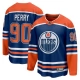 Miesten Edmonton Oilers Corey Perry 90 Pelipaita Royal Premier Breakaway Koti