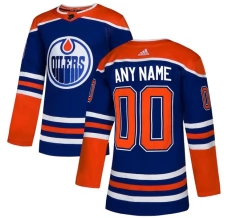 Miesten Edmonton Oilers Custom Pelipaita 2018-19 Royal Authentic