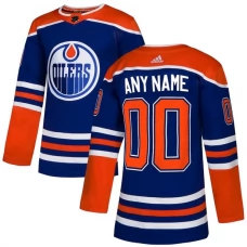 Miesten Edmonton Oilers Custom Pelipaita 2018-19 Royal Authentic