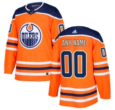 Miesten Edmonton Oilers Custom Pelipaita Oranssi Authentic